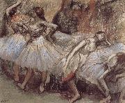 Edgar Degas Dance have a break oil painting artist